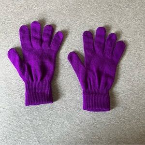 Free with purchase!  Purple Gloves